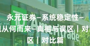 永元证券—系统稳定性—合规从何而来—真相与误区｜对比篇