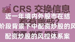 近一年境内外股市在结构性行情阶段背景下中配资炒股的风控体系案