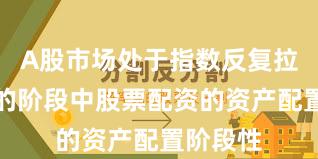 A股市场处于指数反复拉锯阶段的阶段中股票配资的资产配置阶段性